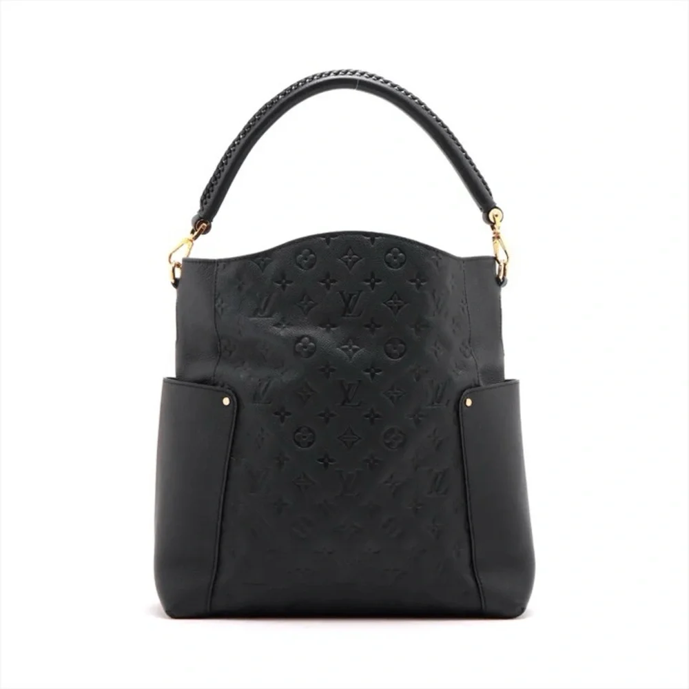 Authentic Louis Vuitton Bagatelle Empreinte NEW black with 2 straps - Picture 12 of 15
